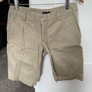 Khaki Bermuda shorts